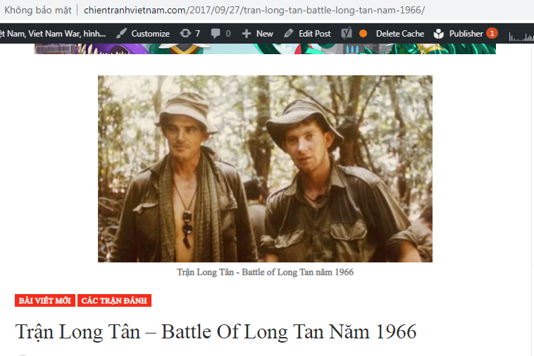 Trận Long Tân trong chiến tranh Việt Nam - Battle of Long Tan 1966 in Vietnam war