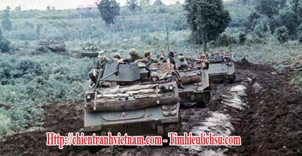 Xe thiết giáp của quân đội Mỹ trong cuộc hành quân Campuchia hay chiến dịch Campuchia năm 1970 trong chiến tranh Việt Nam - Us Armours in Cambodian Incursion - Cambodian Campaign 1970 in Vietnam war