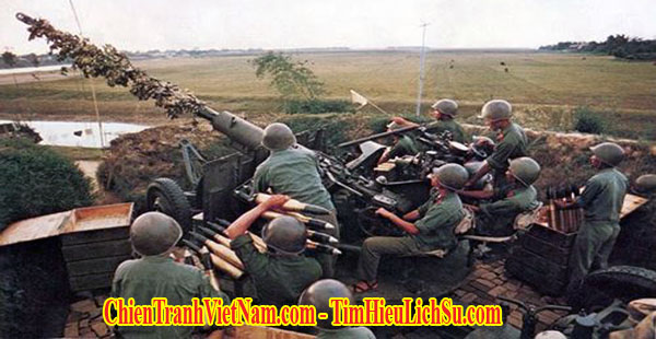 Binh sĩ pháo cao xạ của Bắc Việt Nam phòng thủ Hà Nội trong chiến tranh Việt Nam - North Vietnam anti-aircraft artillery in Vietnam war