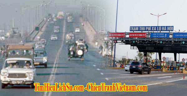 Cầu Đồng Nai trên Xa Lộ Biên Hòa năm 1969 nay trở thành Xa Lộ Hà Nội - Bien Hoa highway became Ha Noi highway