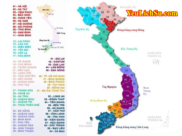 Nguồn gốc và ý nghĩa của tên gọi 64 tỉnh thành ở Việt Nam